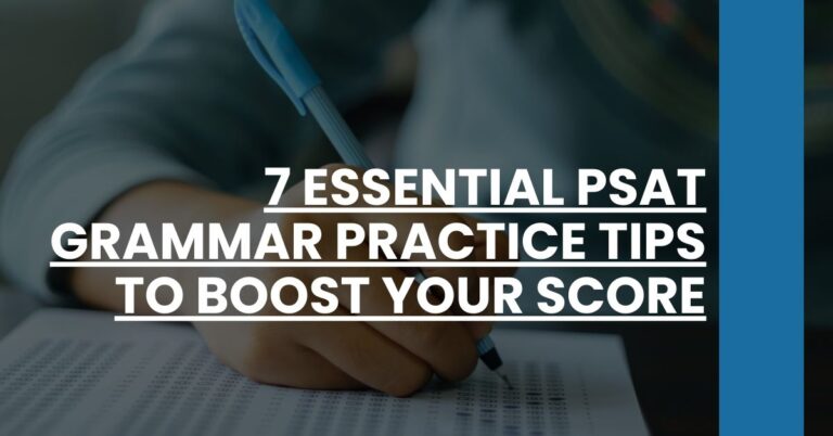 7 Essential PSAT Grammar Practice Tips to Boost Your Score Feature Image