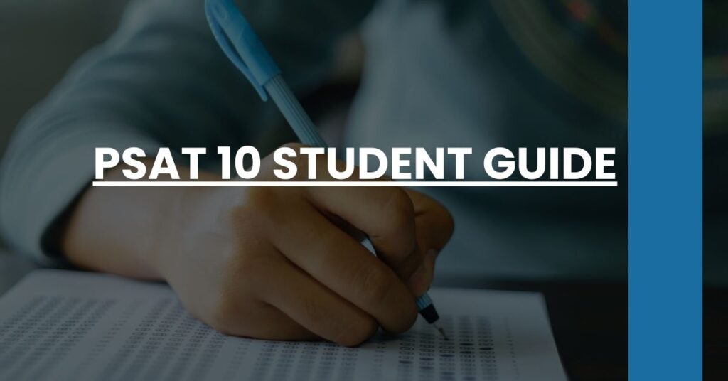 PSAT 10 Student Guide Feature Image