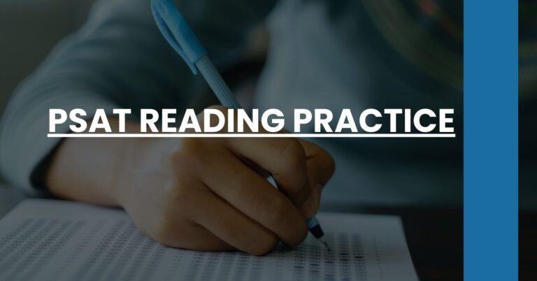 PSAT Reading Practice Feature Image