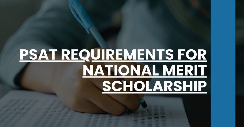 PSAT Requirements for National Merit Scholarship Feature Image