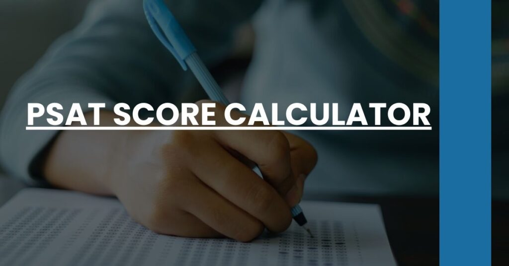 PSAT Score Calculator Feature Image